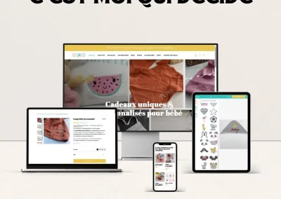 Refonte d&rsquo;une boutique en ligne spécialisée dans les cadeaux personnalisés pour bébé